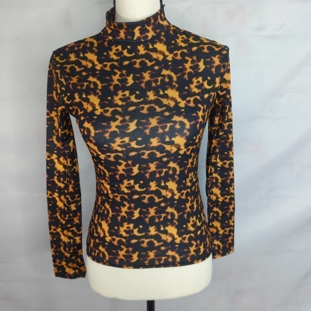 NWT | Daisy Street Cropped Mock‎ Neck Long Sleeve Top